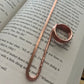 Porta libros utilitario hecho a mano Anillo marcapáginas
