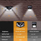☀️ Luz Solar de Pared con Sensor de Movimiento y 140 LED