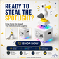 ¡Mía de gaviota! Llavero con botón, sonido real y luz LED. Divertido regalo interactivo para amigos y familiares. summerwins