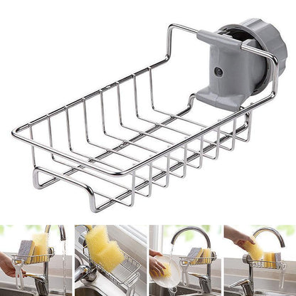 🧽 Organizador de Acero Inoxidable para Fregadero