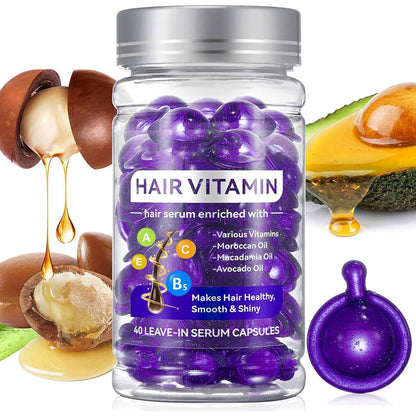 🔥🌿Sérum capilar de tratamiento con aceite de argán y vitaminas