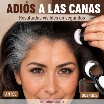 🔥¡Oferta imperdible del 2026 con 50% de descuento!🔥Polvo para la línea del cabello | Cubre las raíces para una belleza sin esfuerzo.