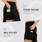 Falda pantalón de golf y tenis para mujer, de 50 cm (20 pulgadas) de largo hasta la rodilla.