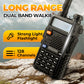 UV-5R Radioaficionado de Largo Alcance UV5R Radio de Dos Vías Walkie de Doble Banda