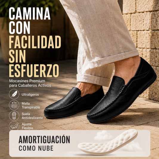 Mocasines de piel hechos a mano «Milan» para hombr