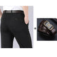 Pantalones casuales clásicos de alta elasticidad para hombre