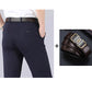 Pantalones casuales clásicos de alta elasticidad para hombre
