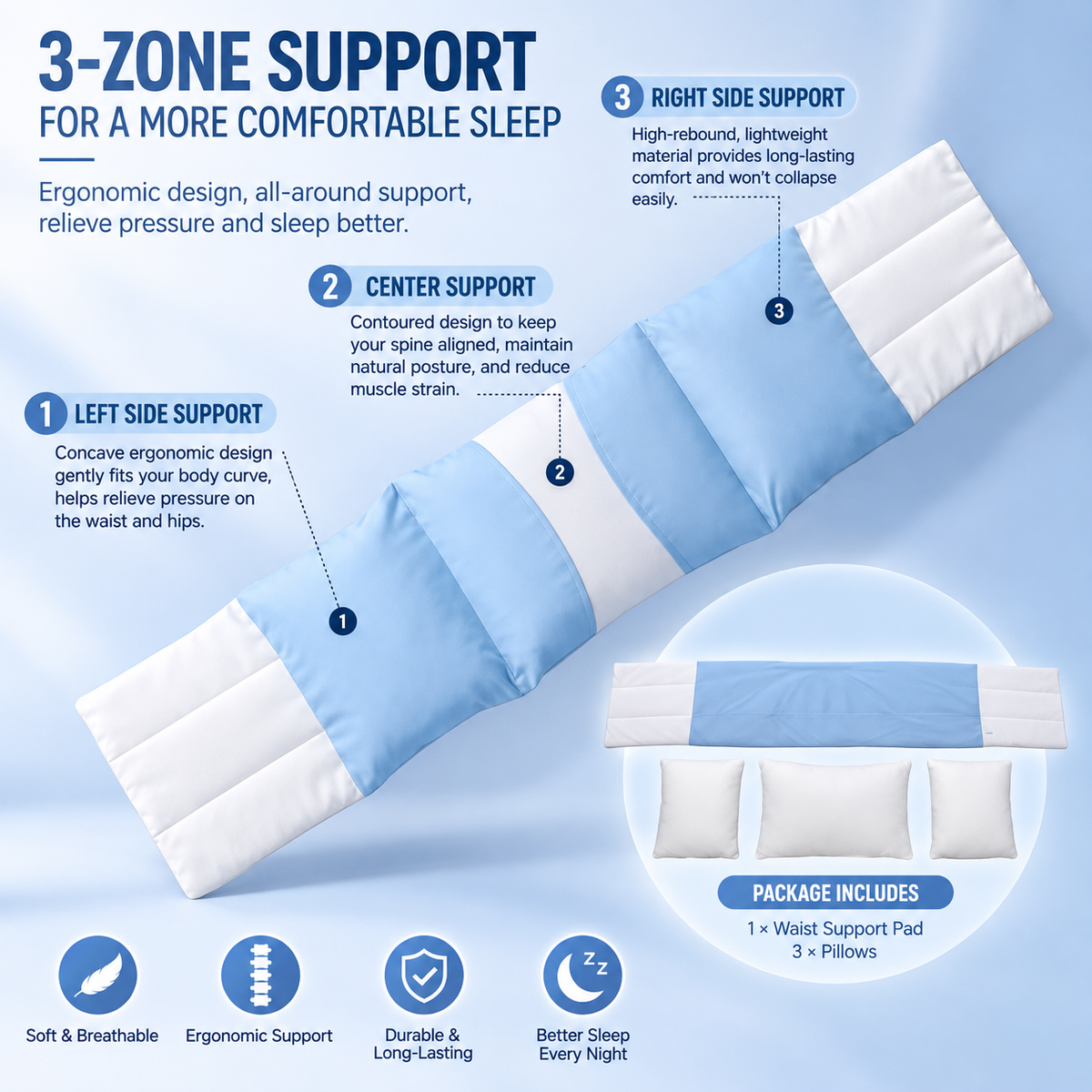 🪑 Cojín Lumbar Ergonómico de Ajuste Envolvente - imagen 6
