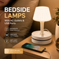 💡 Lámpara de mesilla con enchufes de CA y puertos USB