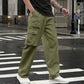 Pantalones cargo skinny multibolsillos de gran elasticidad para hombre