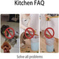 🗑️Bote de basura de cocina colgante, bote de basura de cocina plegable