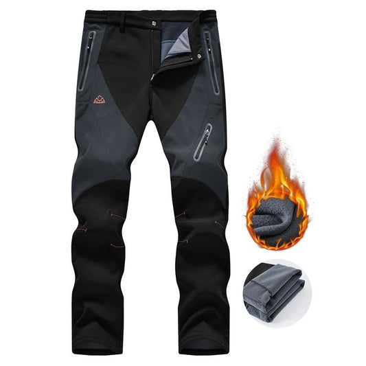🏆¡ÚLTIMO DÍA DE OFERTA! ¡50% DE DESCUENTO!🔥Pantalones cargo impermeables de invierno para hombre con forro polar