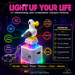 ¡Mía de gaviota! Llavero con botón, sonido real y luz LED. Divertido regalo interactivo para amigos y familiares. summerwins