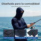 Sudadera con capucha ligera de secado rápido y protección UV para hombr