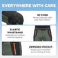 Pantalones de senderismo con cintura elástica, cálidos, impermeables y a prueba de viento