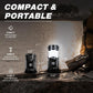 ⛺ Linterna LED Plegable Solar y Recargable para Camping