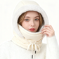Gorro térmico grueso con forro de felpa y mascarilla para hombre y mujer (50% de descuento)