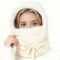 Gorro térmico grueso con forro de felpa y mascarilla para hombre y mujer (50% de descuento)