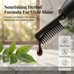 Peine para teñir el cabello con tintes herbales para uso doméstico.