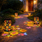 🌞 Linterna Solar de Jardín con Girasol Colorido y Brillant
