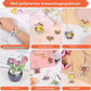 Juego de llaveros Shrinky Dinks DIY, actividades artísticas para niños y regalos de fiesta