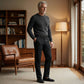 Pantalones casuales clásicos de alta elasticidad para hombre