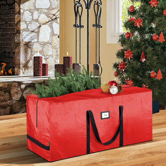 🎅50 % de descuento🌟Bolsa de almacenamiento impermeable y duradera con forma de árbol de Navidad 🎄