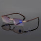 🔥Gafas de lectura ultraligeras sin montura con lentes talladas en diamante.