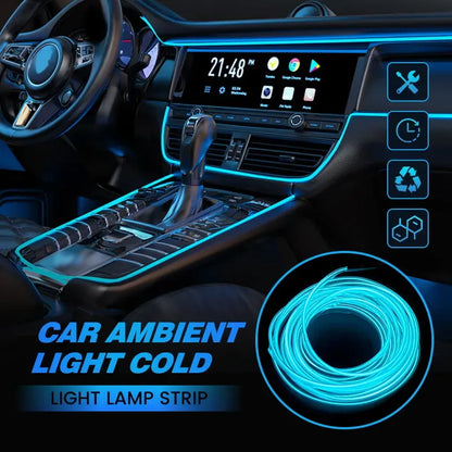 🌈 Tira de Luz Ambiental LED para Interior del Coche