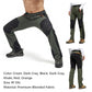 Pantalones de senderismo con cintura elástica, cálidos, impermeables y a prueba de viento
