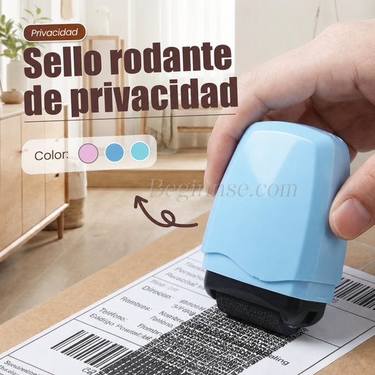 ⏳¡50% DE DESCUENTO POR TIEMPO LIMITADO!⏰ Sello Rodillo para Protección de la Privacidad 👣
