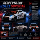 Despiértate con el rugido de un motor V8 🏎️ Despertador con diseño de coche deportivo y función de humidificador