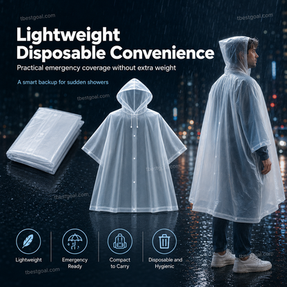 Chubasquero desechable con forma de mini bola (Compra 1 y llévate 1 gratis)