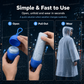 Chubasquero desechable con forma de mini bola (Compra 1 y llévate 1 gratis)