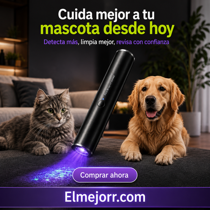 Luz multifuncional para la detección de enfermedades cutáneas en mascotas