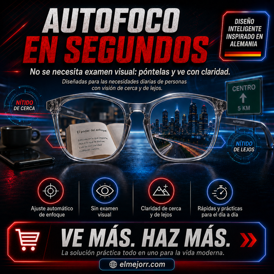 ¡Gafas inteligentes con enfoque automático, desarrolladas por un fabricante de gafas con siglos de historia!
