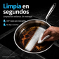 Sartén antiadherente sin revestimiento, forjada a mano. 🍳 [Resistente a los arañazos] Resistente a la lana de acero. Resistente a las espátulas metálicas.