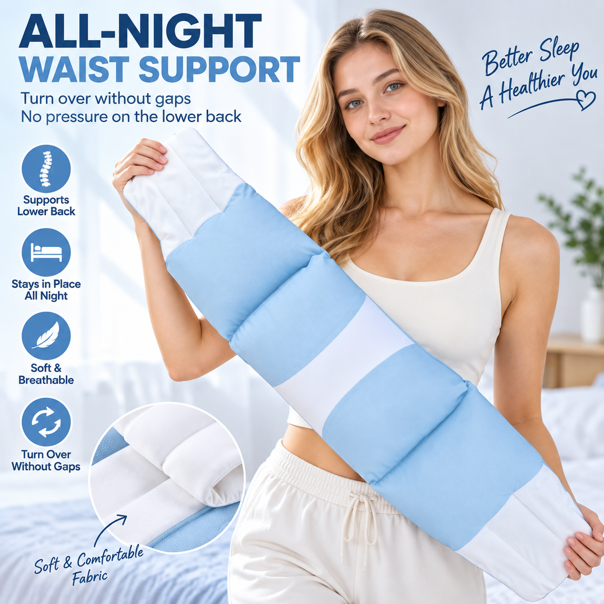 🪑 Cojín Lumbar Ergonómico de Ajuste Envolvente - imagen 8