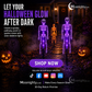 Solar Skeleton Ground Stake Lights Outdoor Waterproof Halloween Decor Lights
