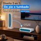 【Enfría toda la habitación en 90 segundos】Ventilador de torre, utilizable de pie o tumbado, aire acondicionado