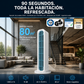 【Enfría toda la habitación en 90 segundos】Ventilador de torre, utilizable de pie o tumbado, aire acondicionado