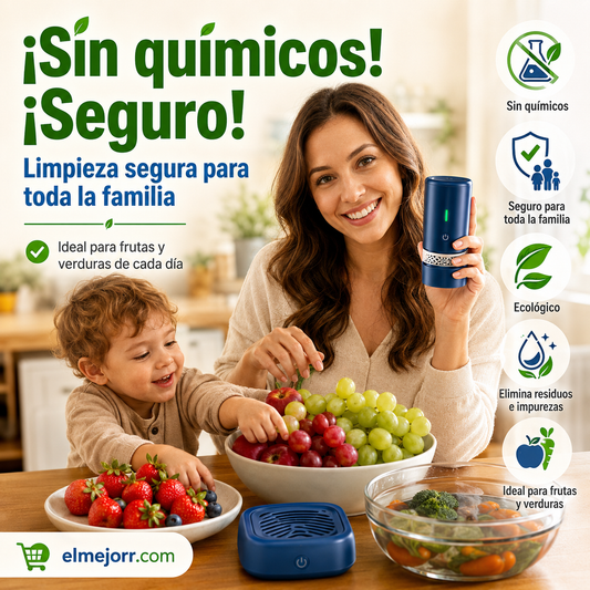 🔥Nueva actualización 2026💦 Limpiador inteligente de frutas y verduras