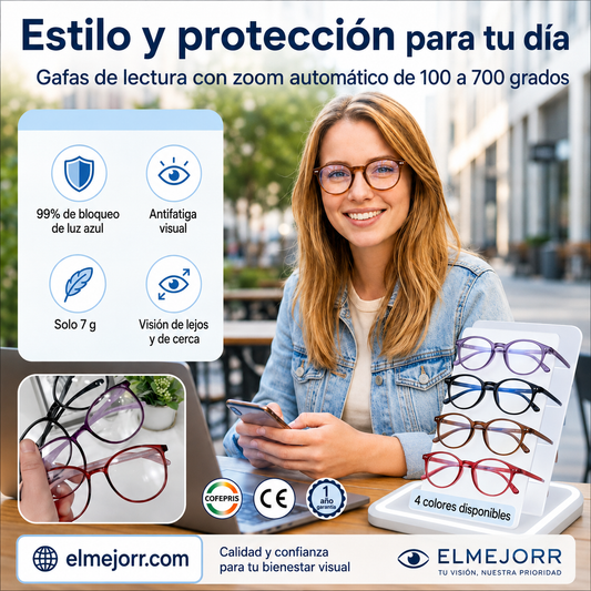 Gafas inteligentes: ¡Solucionan problemas de visión + Corrección automática de lentes! ✨