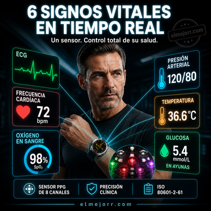 Reloj inteligente GT6pro con Bluetooth y función de llamada, superventas.