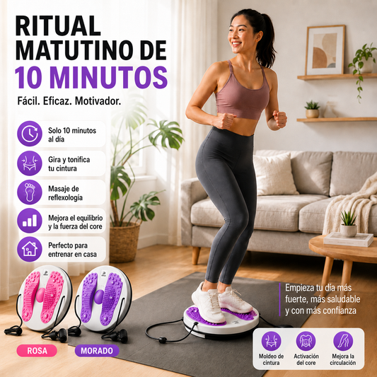 ✨ Tabla de equilibrio para masaje y ejercicios de torsión de cintura: quema grasa, reduce la cintura y mejora la circulación en casa.
