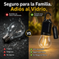 Decoración de iluminación de bombilla Retro de carga Tipo-C colgante para acampar al aire libre