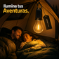 Decoración de iluminación de bombilla Retro de carga Tipo-C colgante para acampar al aire libre