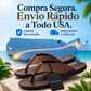 Chanclas de playa informales de verano, de piel auténtica y suela blanda.