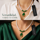 📢📢50% DE DESCUENTO!! ⏰Conjunto de Collar y Aretes con Corazón Brillante