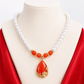 📢📢50% DE DESCUENTO!! ⏰Conjunto de Collar y Aretes con Corazón Brillante